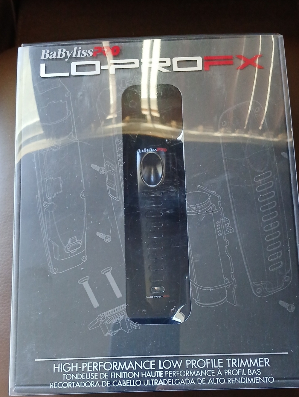 BaBylissPRO Lo-Pro FX Black High-Performance Men's Trimmer